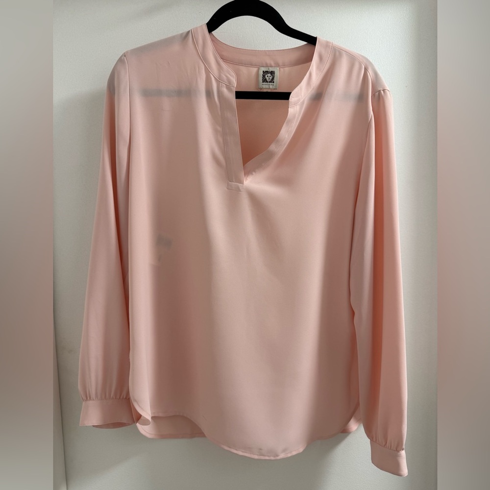 Anne Klein Soft Pink Women's Blouse